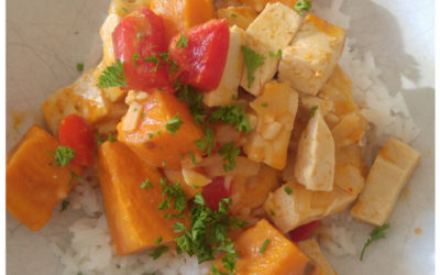 Cari de tofu à la courge