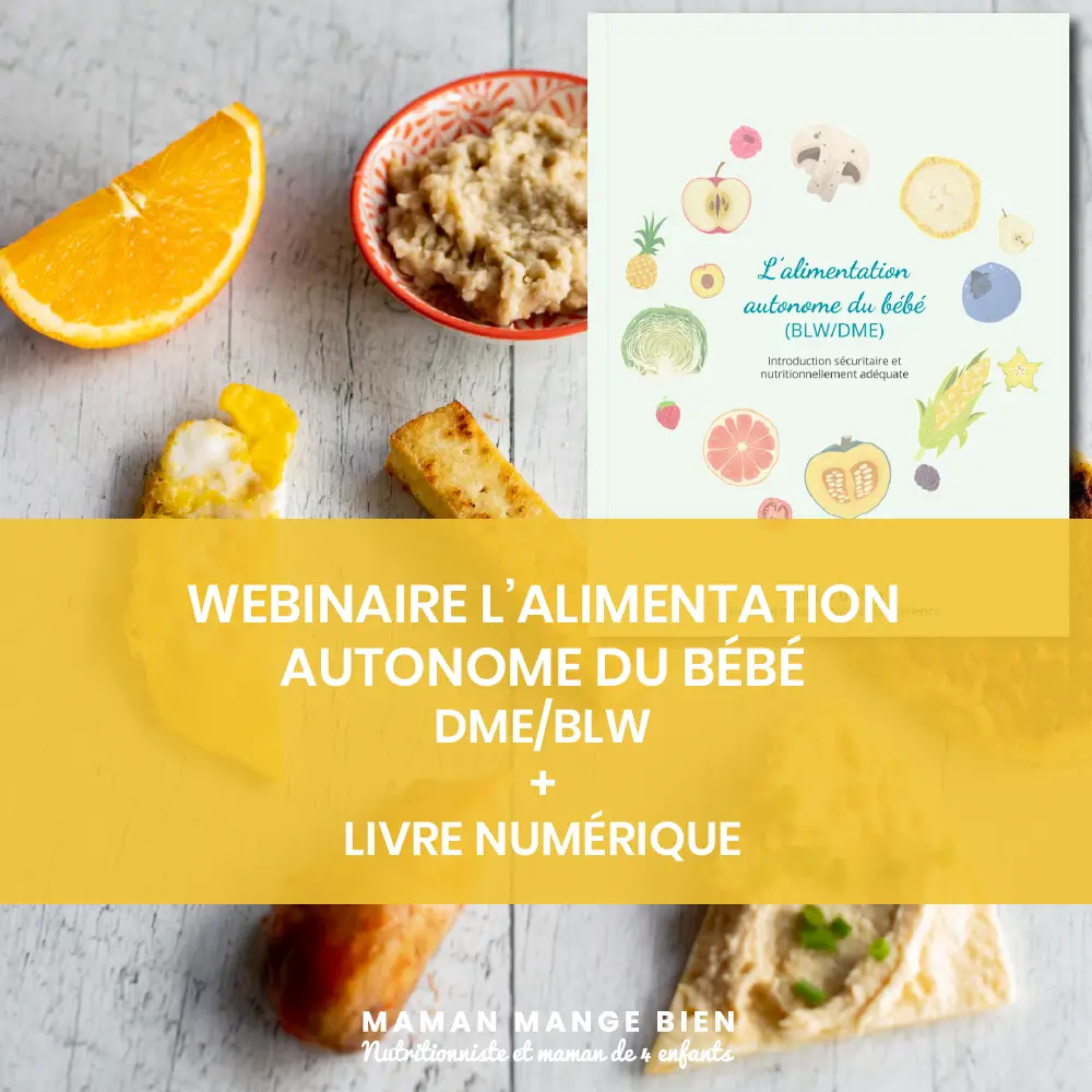 Combo Atelier Webinaire Dme Blw Livre L Alimentation Autonome Du Bebe Maman Mange Bien