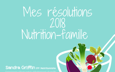 Objectifs 2018 pour l’alimentation familiale