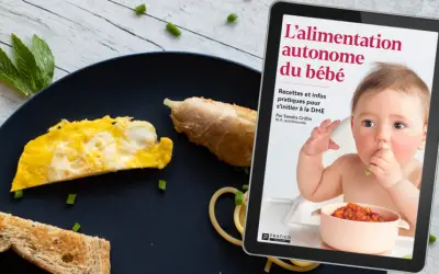 bébé mange tout seul ! carnet de suivi DME : vers une alimentation autonome  et diversifiée